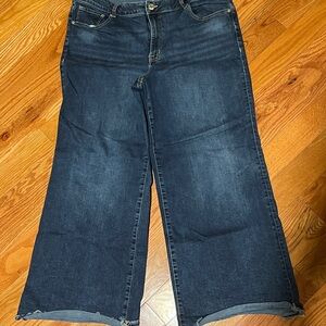 Maurices Dark Blue Flare Jeans